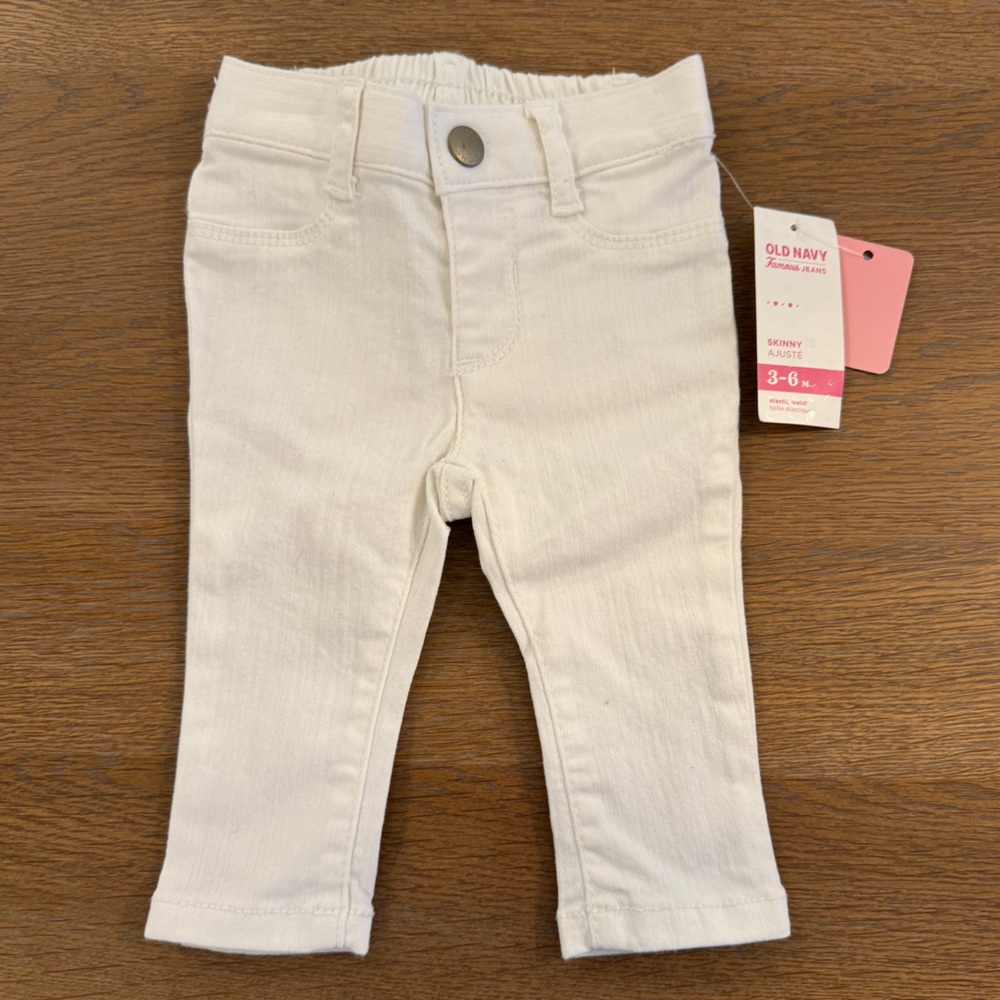 Old Navy White Skinny Jeans for Baby.